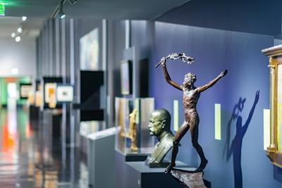 Ausstellung »Freiheit_Svoboda_Wolność. Eine unvollendete Geschichte.« im Hygiene-Museum Dresden-stock-foto