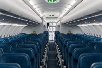 20.06.2025, Sch?nefeld,Brandenburg,Deutschland,GER,Flughafen BER Berlin Brandenburg Willy Brandt. Erstflug mit Air Trans-stock-photo
