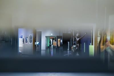 Ausstellung »Freiheit_Svoboda_Wolność. Eine unvollendete Geschichte.« im Hygiene-Museum Dresden-stock-foto