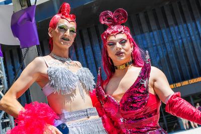 linz, austria, 21 juni 2025, LGBTQ parade linzpride *** linz, ?sterreich, 21 juni 2025, LGBTQ-Parade linzpride Copyright-stock-photo