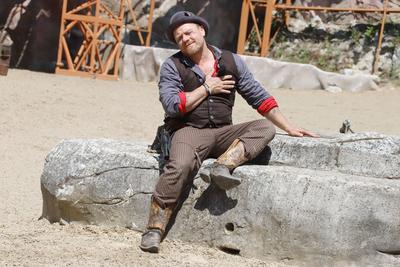 Fotoprobe Das Halbblut, Karl May Festspiele 2025-stock-photo