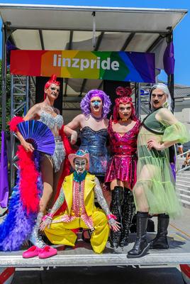 linz, austria, 21 juni 2025, LGBTQ parade linzpride *** linz, ?sterreich, 21 juni 2025, LGBTQ-Parade linzpride Copyright-stock-photo
