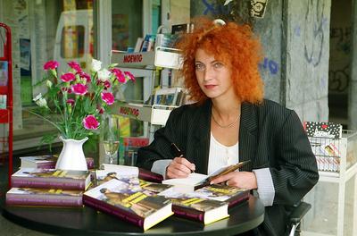 Autorin Kerstin Jentzsch-stock-foto