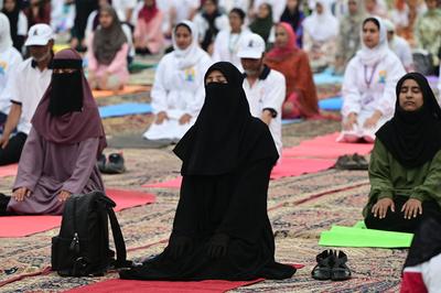 International Yoga Day 2025-stock-foto