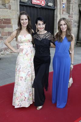 Mara Bergmann, Sibylle Nicolai, Jule G?lsdorf-stock-foto