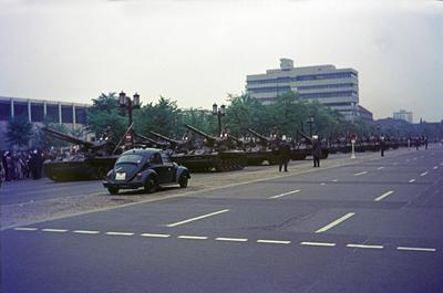 Berlin GER, 20230101,Berlin,Aufnahme ca. 19640425, Milit?rparade, Parade, in Berlin, Tag der Allierten Streitkraefte, St-stock-photo
