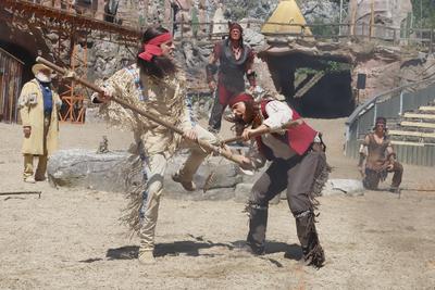 Fotoprobe Das Halbblut, Karl May Festspiele 2025-stock-photo