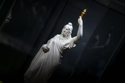 Ausstellung »Freiheit_Svoboda_Wolność. Eine unvollendete Geschichte.« im Hygiene-Museum Dresden-stock-foto
