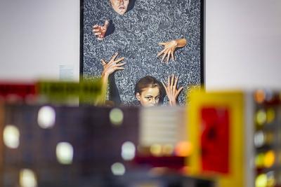 Ausstellung »Freiheit_Svoboda_Wolność. Eine unvollendete Geschichte.« im Hygiene-Museum Dresden-stock-foto