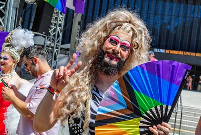 linz, austria, 21 juni 2025, LGBTQ parade linzpride *** linz, ?sterreich, 21 juni 2025, LGBTQ-Parade linzpride Copyright-stock-photo