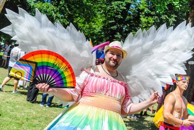 linz, austria, 21 juni 2025, LGBTQ parade linzpride *** linz, ?sterreich, 21 juni 2025, LGBTQ-Parade linzpride Copyright-stock-photo
