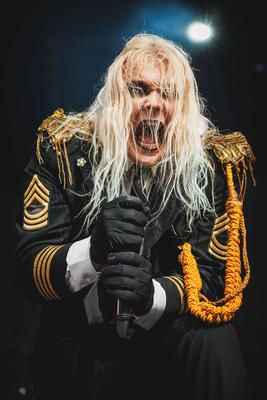 Kim Dracula live at Copenhell 2025-stock-foto