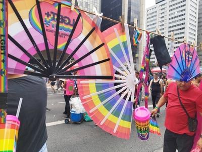 29th LGBT+ Pride Parade in Sao Paulo-stock-photo