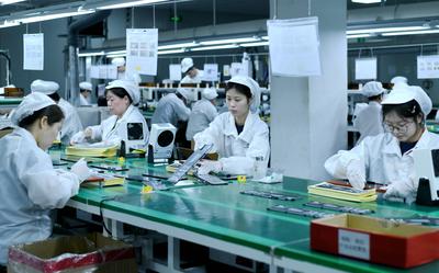 Lithium Battery Manufacturing in Nantong-stock-foto