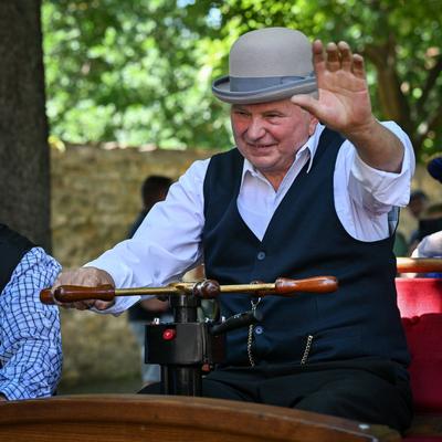 Merseburger Schlossfestspiele, Traditioneller Schlossfestumzug, Motto: 'Merseburg im Wandel der Zeit - Zwischen Aufstand, Herrschaft und Wissen',22.06.2025-stock-photo