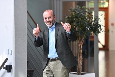Pressekonferenz der CSU nach Vorstandssitzung am 23.06.2025-stock-photo