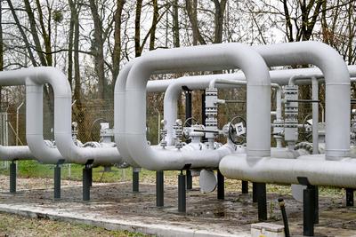 Gasknotenpunkt Linz-stock-foto