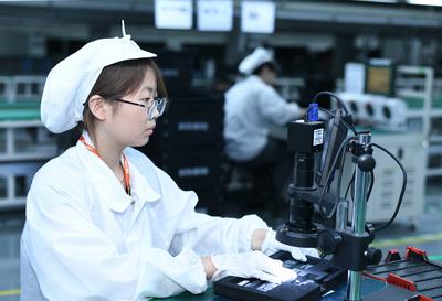 Lithium Battery Manufacturing in Nantong-stock-foto