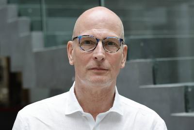 Thomas Wasilewski, B?rgergeldbezieher und Ehrenamtlicher bei Tafel Deutschland e. V., Deutschland, Berlin, Bundespressek-stock-foto