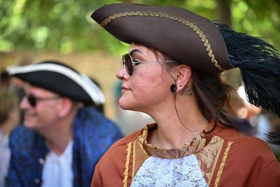 Merseburger Schlossfestspiele, Traditioneller Schlossfestumzug, Motto: 'Merseburg im Wandel der Zeit - Zwischen Aufstand, Herrschaft und Wissen',22.06.2025-stock-photo