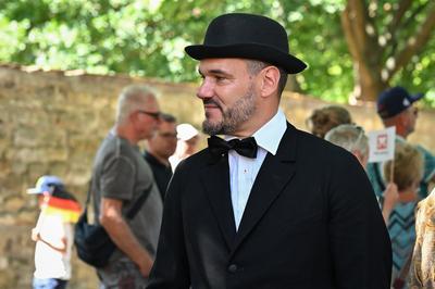 Merseburger Schlossfestspiele, Traditioneller Schlossfestumzug, Motto: 'Merseburg im Wandel der Zeit - Zwischen Aufstand, Herrschaft und Wissen',22.06.2025-stock-photo
