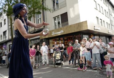 Darmstadt Zirkusstadt-stock-foto