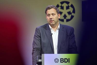 News Bilder des Tages Berlin, Deutschland, 23.06.2025: EUREF-Campus: Tag der Industrie: Bundesminister der Finanzen Lars-stock-photo