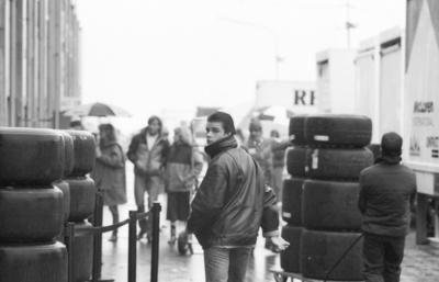 Stephanie von Monaco (S?ngerin, Model) 10/84 stroe Stephanie von Monaco beim Grand Prix am N?rburgring im Oktober 1984 F-stock-foto