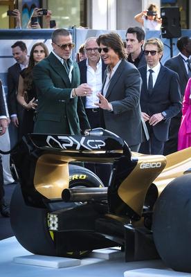 Brad Pitt, Tom Cruise, Jerry Bruckheimer-stock-photo
