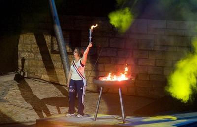 In Berlin sind am Dienstagabend 28 07 15 die 14 European Maccabi Games eroeffnet worden die gro-stock-foto