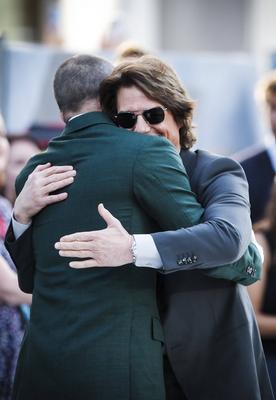 Brad Pitt, Tom Cruise-stock-photo