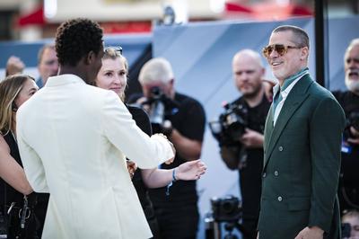 Damson Idris, Brad Pitt-stock-photo