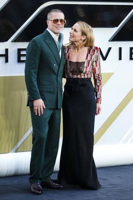 Brad Pitt, Kerry Condon-stock-photo