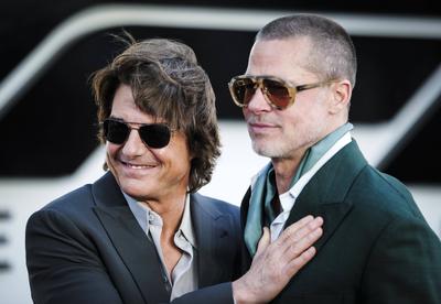 Tom Cruise, Brad Pitt-stock-photo