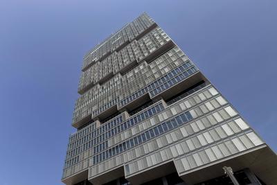 Edge East Side Tower, Amazontower nach Er?ffnung, Berlin, 17.06.2025-stock-foto