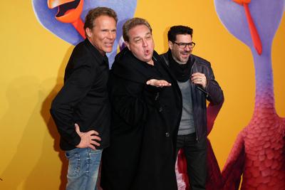 Christian Tramitz, Oliver Kalkofe und Rick Kavanian - FREE BIRDS Premiere in Berlin on 03.02.2014 Copyright: xJamesxCold-stock-foto