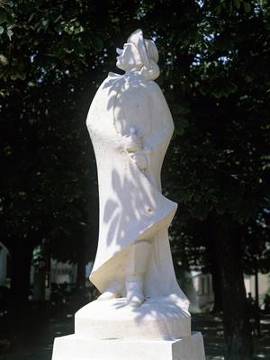 Bildnummer: 52547201  Datum: 12.06.2005  Copyright: imago/F. BergerSkulptur des - Cyrano de Bergerac - in Bergerac in der Dordogne - Frankreich, Objekte; 2005, Bergerac, Dordogne, Frankreich, Sehensw?rdigkeit; , hoch, ,, Einzelbild, Bildhauerei, Kunst, Denkm?ler,  , Reisen, Europa o0 Mfdia o0 Freisteller; Aufnahmedatum gesch?tztBildnummer 52547201 Date 12 06 2005 Copyright Imago F Berger Sculpture the Cyrano de Bergerac in Bergerac in the Dordogne France Objects 2005 Bergerac Dordogne France Landmark vertical Single Sculpting Art Monuments Travel Europe o0 Mfdia o0 cut out date estimated-stock-foto