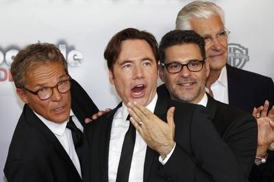 Christian Tramitz, 65. Geburtstag am 29. Juli Christian Tramitz, Michael Bully Herbig, Rick Kavanian und Sky du Mont bei-stock-foto