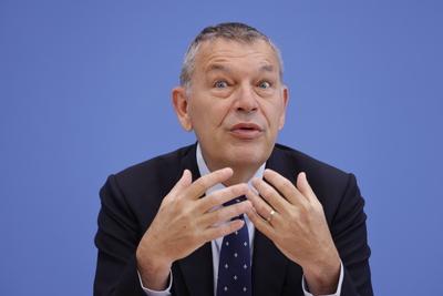 Philippe Lazzarini, Generalkommissar f?r das Hilfswerk der Vereinten Nationen f?r Pal?stinafl?chtlinge im Nahen Osten (U-stock-foto