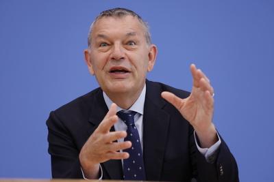 Philippe Lazzarini, Generalkommissar f?r das Hilfswerk der Vereinten Nationen f?r Pal?stinafl?chtlinge im Nahen Osten (U-stock-foto