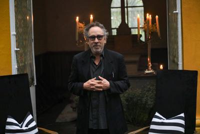 Tim Burton Masterclass in Mexico-stock-foto