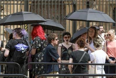 'Bathroom ban' - Trans+ Solidarity Alliance protest-stock-photo