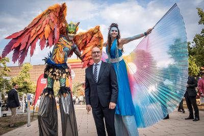 Brandenburger Sommerabend 2025 - Sommerfest des Landes Brandenburg in Potsdam, organisiert von der Landesregierung Brandenburg und dem WirtschaftsForum Brandenburg e.V.-stock-photo
