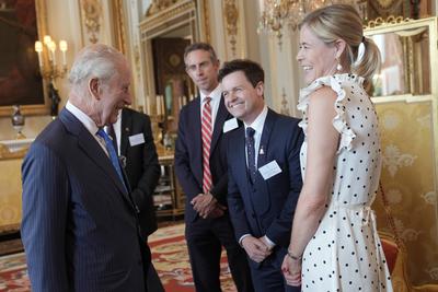 King Charles at King's Trust Awards reception-stock-photo