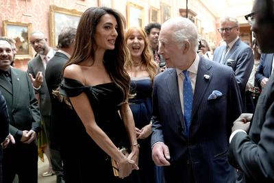 King Charles at King's Trust Awards reception-stock-photo