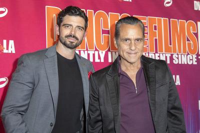 Micah Parker, Maurice Benard-stock-foto