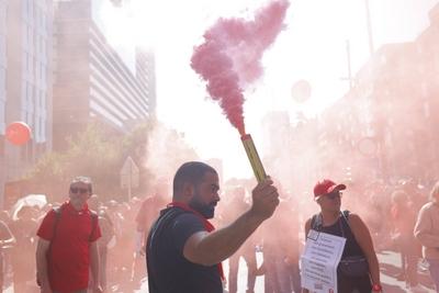 Protest Arizona-stock-foto