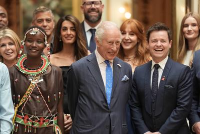 King Charles at King's Trust Awards reception-stock-photo