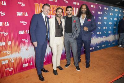 Colin Flynn, Luca Perito, Micah Parker, Viral Keshwala-stock-foto