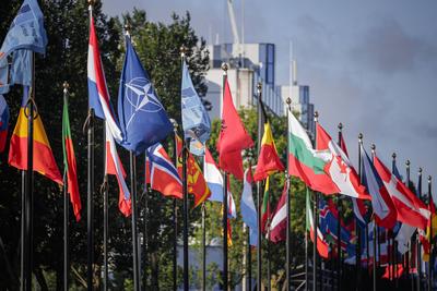 Gipfeltreffen der NATO-stock-photo